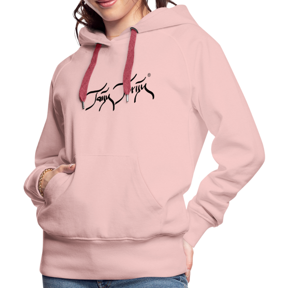 08.11.23 Taijn Torijn "Blacktip Reef Sharks - Bora Bora" - DAMEN Premium Hoodie - Mint - Kristallrosa