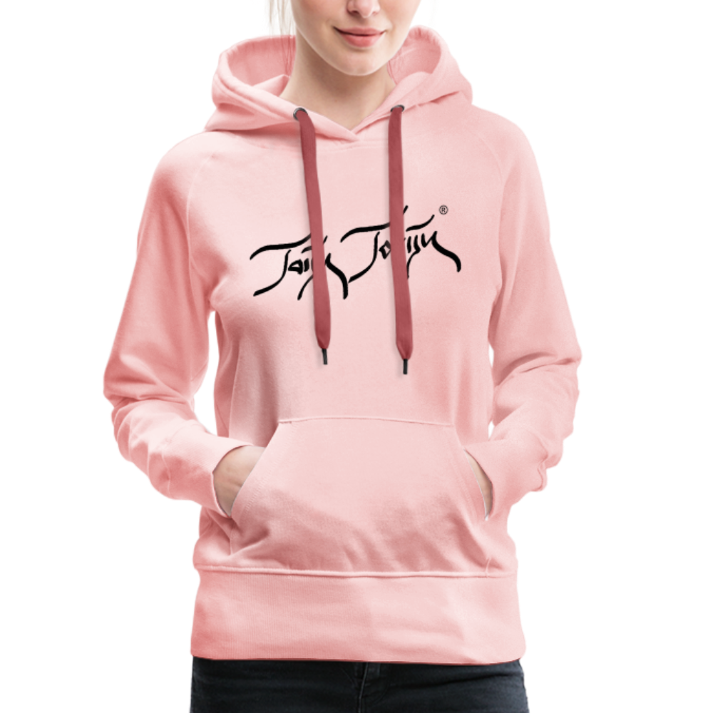 08.11.23 Taijn Torijn "Blacktip Reef Sharks - Bora Bora" - DAMEN Premium Hoodie - Mint - Kristallrosa