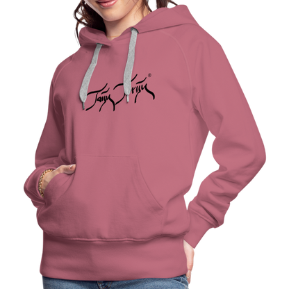 08.11.23 Taijn Torijn "Blacktip Reef Sharks - Bora Bora" - DAMEN Premium Hoodie - Mint - Malve