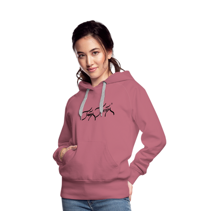 08.11.23 Taijn Torijn "Blacktip Reef Sharks - Bora Bora" - DAMEN Premium Hoodie - Mint - Malve