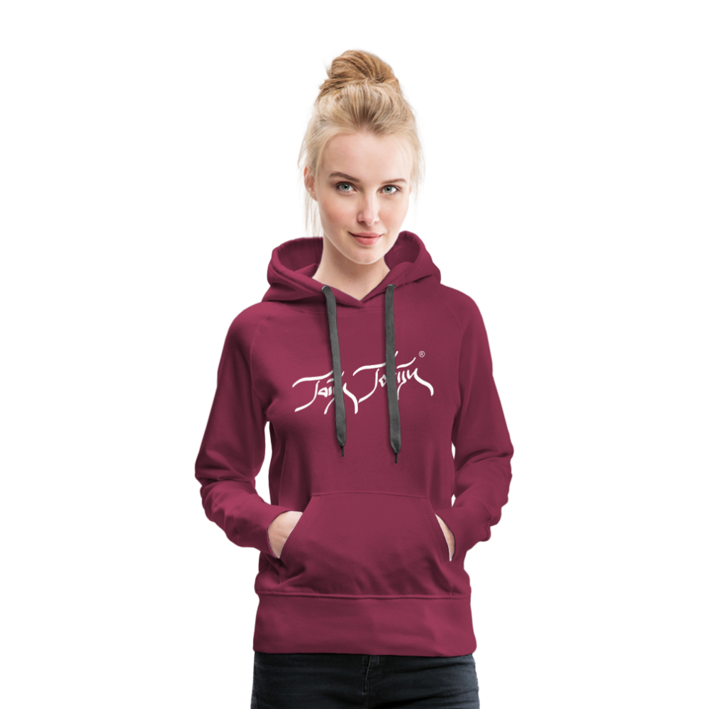 08.11.23 Taijn Torijn "Blacktip Reef Sharks - Bora Bora" - DAMEN Premium Hoodie Purple - Bordeaux