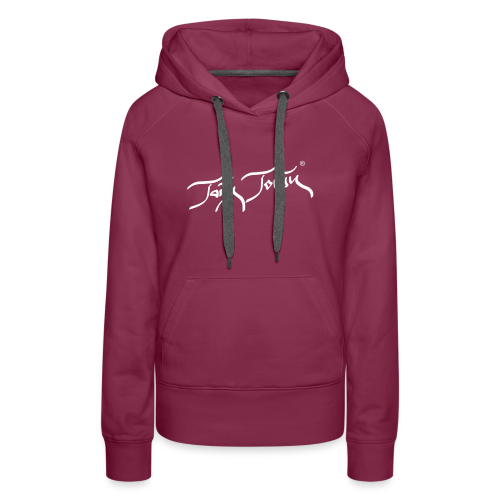 08.11.23 Taijn Torijn "Blacktip Reef Sharks - Bora Bora" - DAMEN Premium Hoodie Purple - Bordeaux