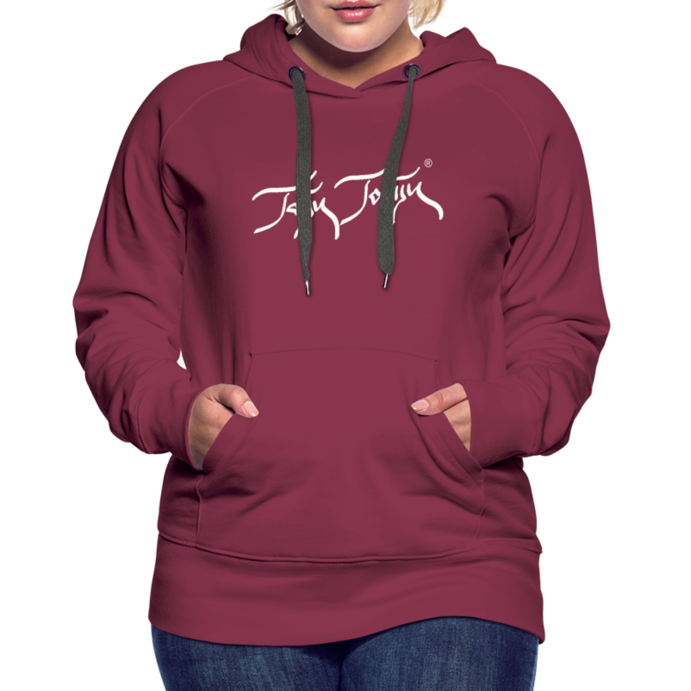 08.11.23 Taijn Torijn "Blacktip Reef Sharks - Bora Bora" - DAMEN Premium Hoodie Purple - Bordeaux