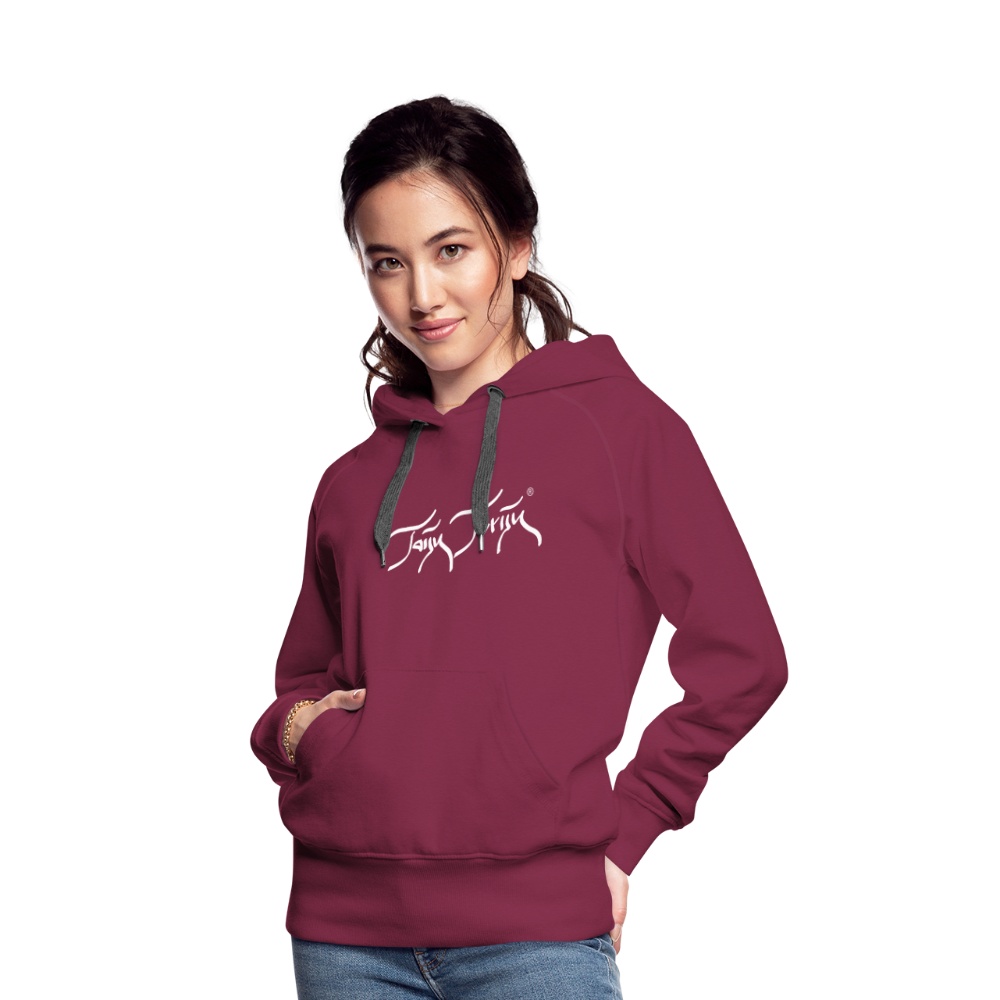 08.11.23 Taijn Torijn "Blacktip Reef Sharks - Bora Bora" - DAMEN Premium Hoodie Purple - Bordeaux