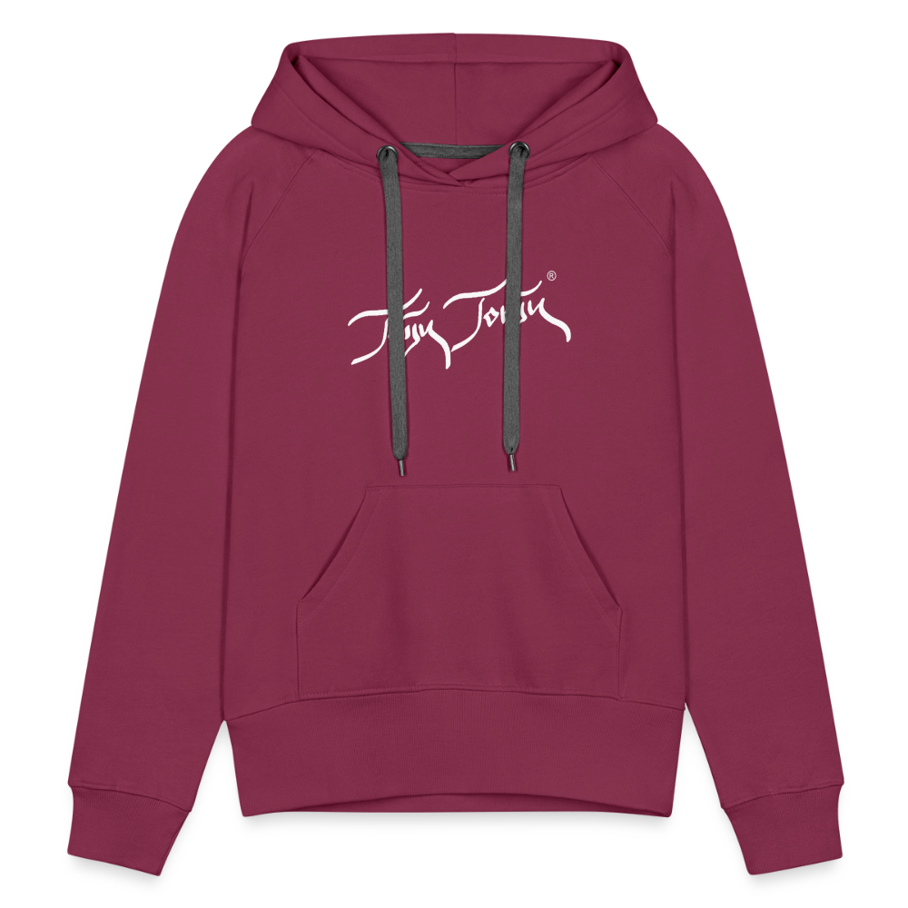 08.11.23 Taijn Torijn "Blacktip Reef Sharks - Bora Bora" - DAMEN Premium Hoodie Purple - Bordeaux