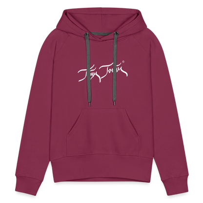 08.11.23 Taijn Torijn "Blacktip Reef Sharks - Bora Bora" - DAMEN Premium Hoodie Purple - Bordeaux