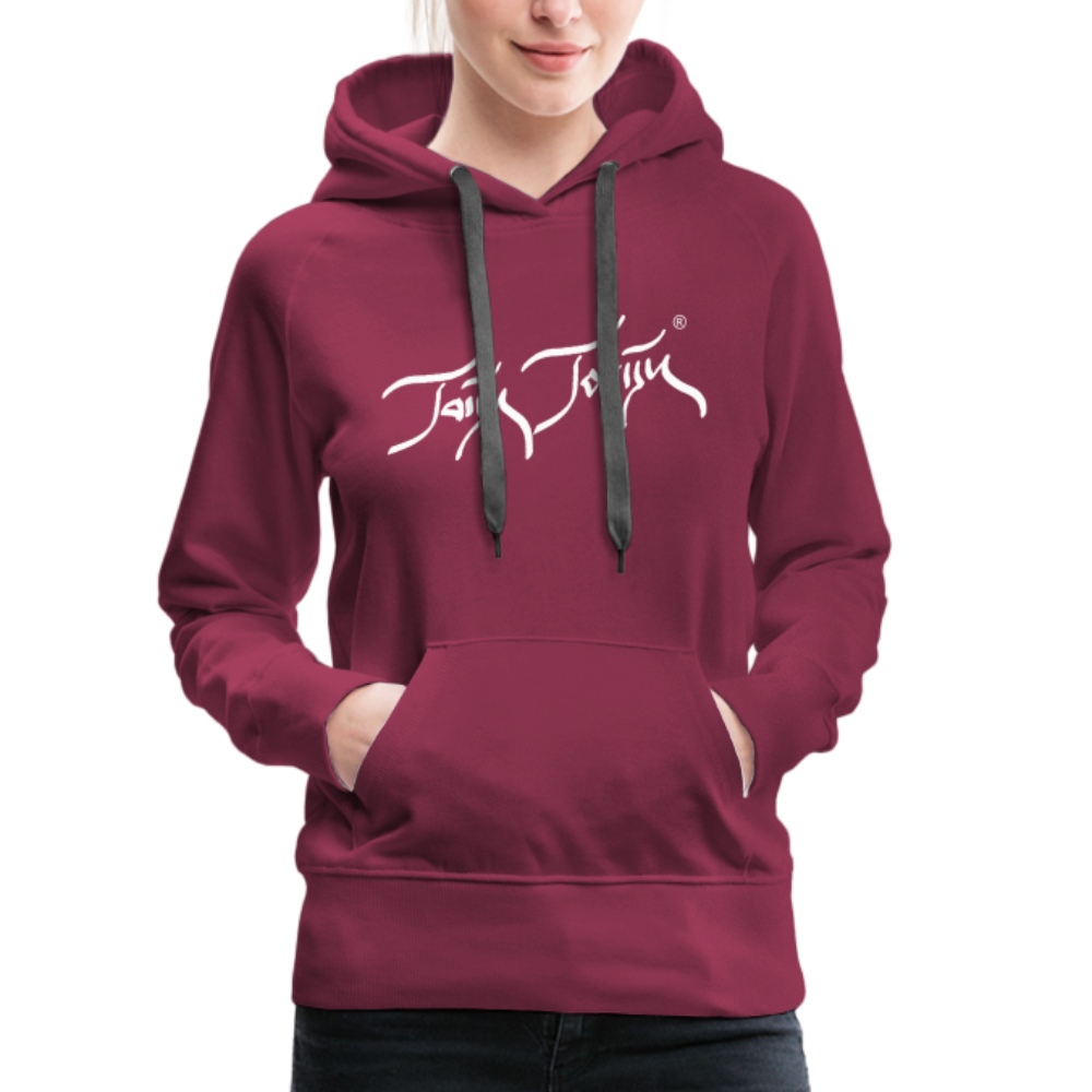 08.11.23 Taijn Torijn "Blacktip Reef Sharks - Bora Bora" - DAMEN Premium Hoodie Purple - Bordeaux