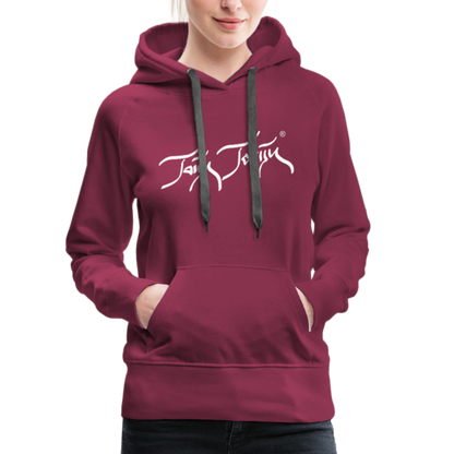 08.11.23 Taijn Torijn "Blacktip Reef Sharks - Bora Bora" - DAMEN Premium Hoodie Purple - Bordeaux