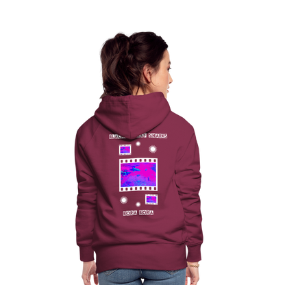 08.11.23 Taijn Torijn "Blacktip Reef Sharks - Bora Bora" - DAMEN Premium Hoodie Purple - Bordeaux