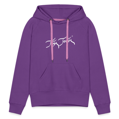 08.11.23 Taijn Torijn "Blacktip Reef Sharks - Bora Bora" - DAMEN Premium Hoodie Purple - Purple