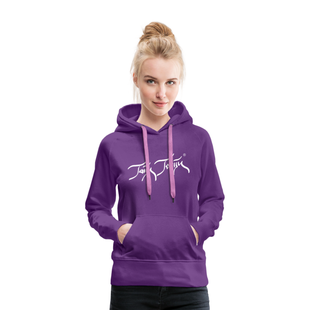 08.11.23 Taijn Torijn "Blacktip Reef Sharks - Bora Bora" - DAMEN Premium Hoodie Purple - Purple