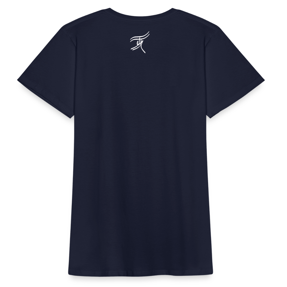 08.11.23 Taijn Torijn - "Taijn Torijn" - DAMEN Bio-T-Shirt - DUNKEL - Navy