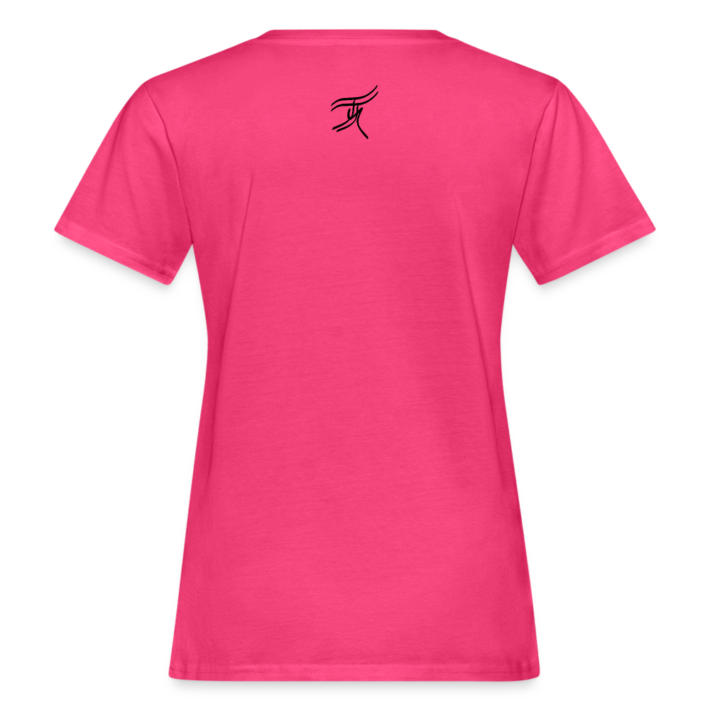 08.11.23 Taijn Torijn - "Taijn Torijn" - DAMEN Bio-T-Shirt WHITE - Neon Pink