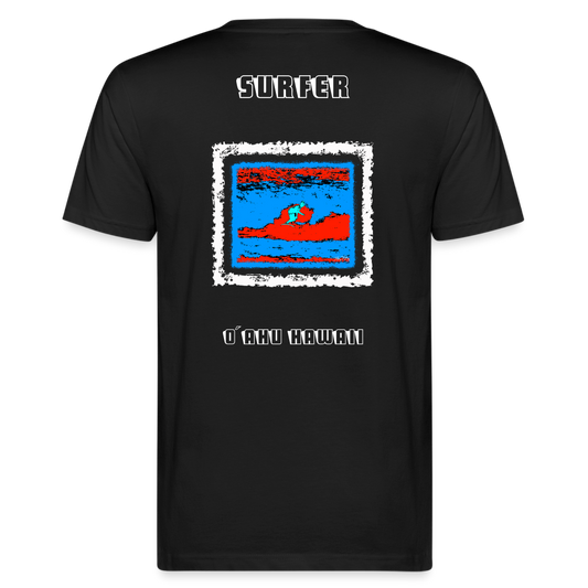08.11.23 TaijnTorijn - Surfer - O´ahu - Herren Bio T-Shirt - verschiedene Farben - Schwarz