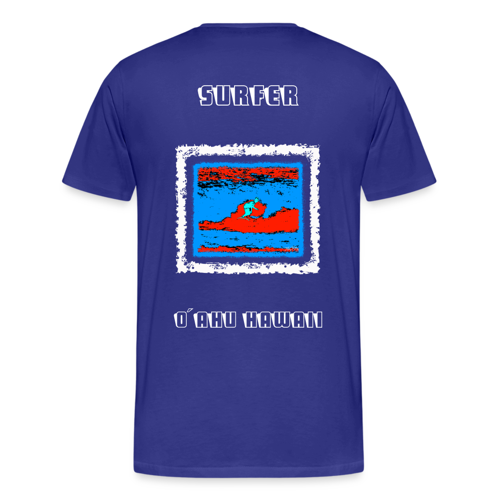 02.07.24 TaijnTorijn - Surfer - O´ahu - Herren Bio T-Shirt - Dunkle Farben - Königsblau