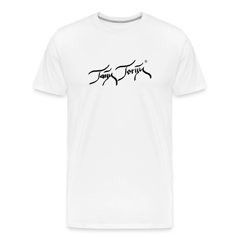 02.07.24 Taijn Torijn "Blacktip Reef Sharks - Bora Bora" - HERREN BIO T-Shirt - Weiß - Weiß