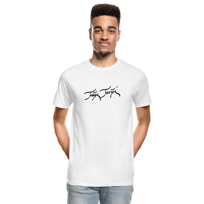 02.07.24 Taijn Torijn "Blacktip Reef Sharks - Bora Bora" - HERREN BIO T-Shirt - Weiß - Weiß