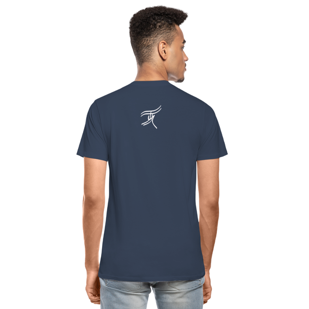 03.07.24 TaijnTorijn - Taijn Torijn Signature" - Herren Bio T-Shirt - Dunkle Farben - Navy