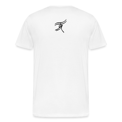 03.07.24 TaijnTorijn - Taijn Torijn Signature" - Herren Bio T-Shirt - Weiß - Weiß