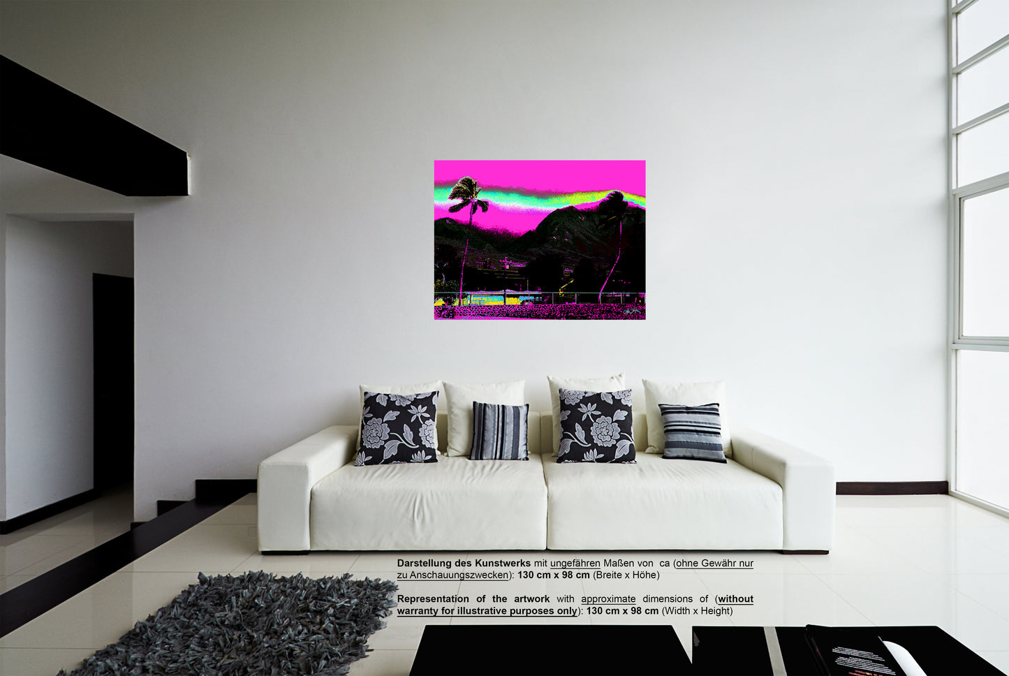 "Misty Mountain Beach House - Maui" --- OPEN EDITION --- Canvas