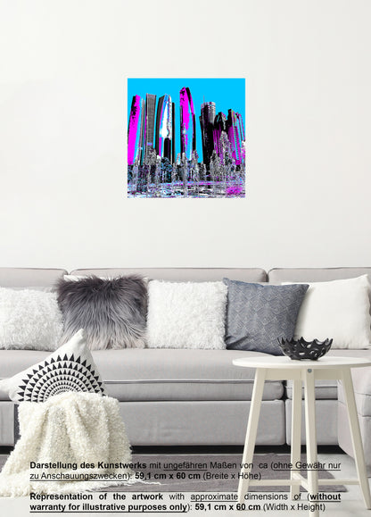 "Skyline Abu Dhabi" - - - OPEN EDITION - - - Canvas